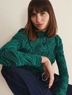 Macey High Neck Top