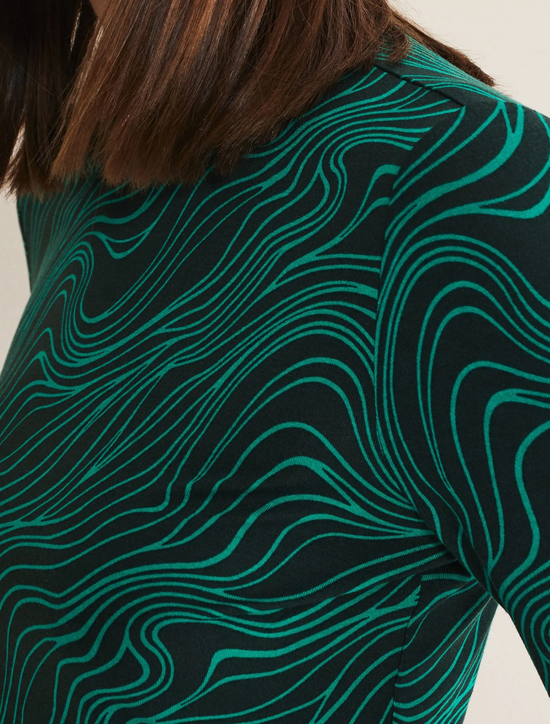 Macey High Neck Top