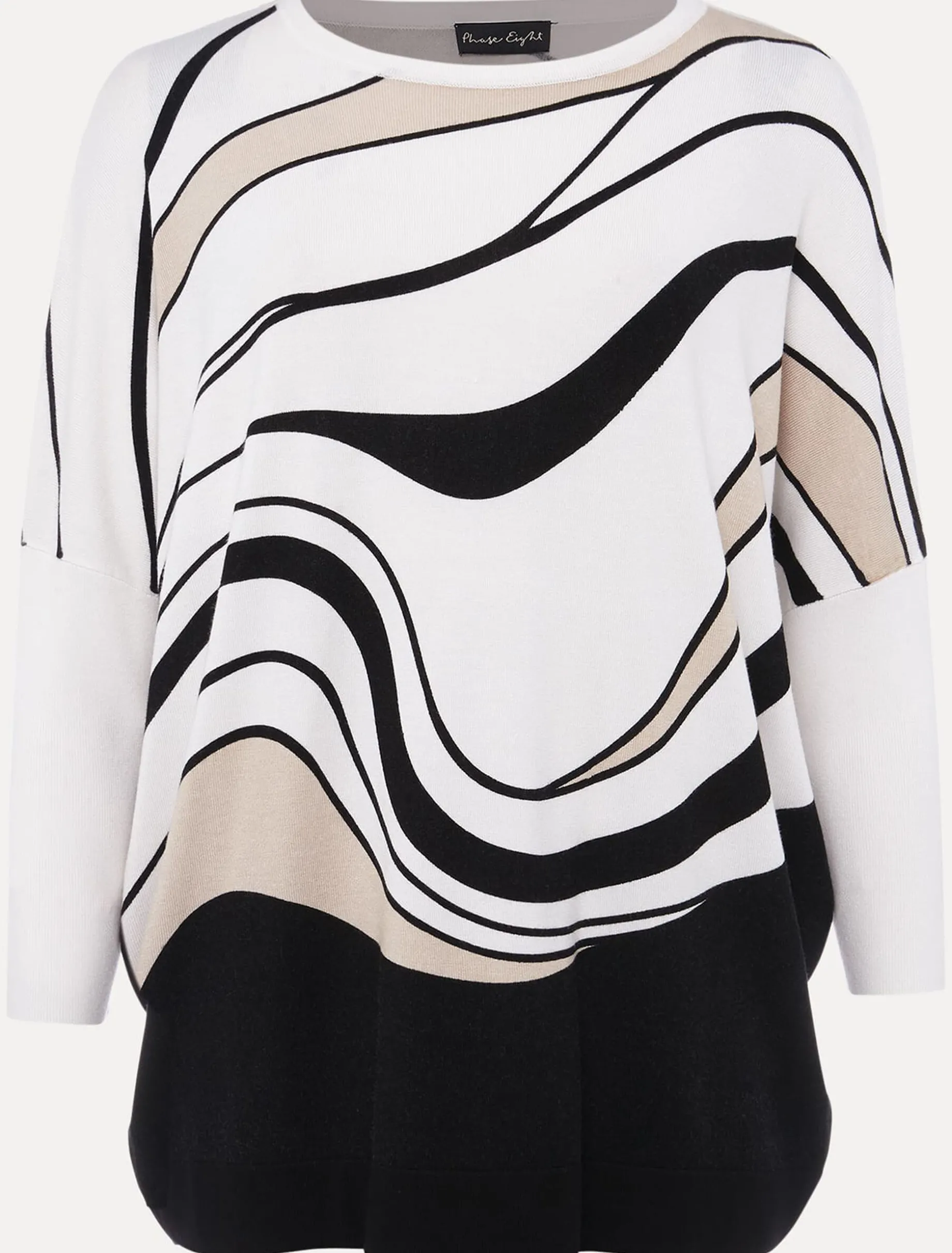 Macie Contour Longline Print Knit