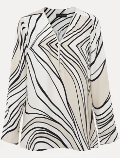 Macie Zip Blouse