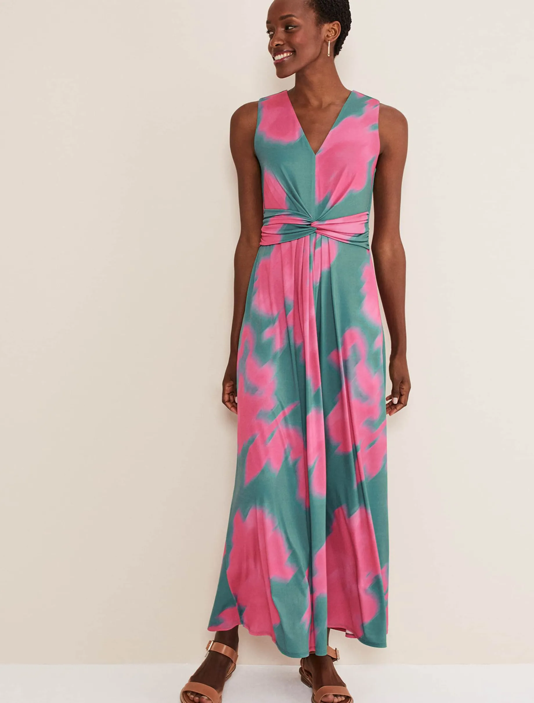 Madison Abstract Maxi Dress