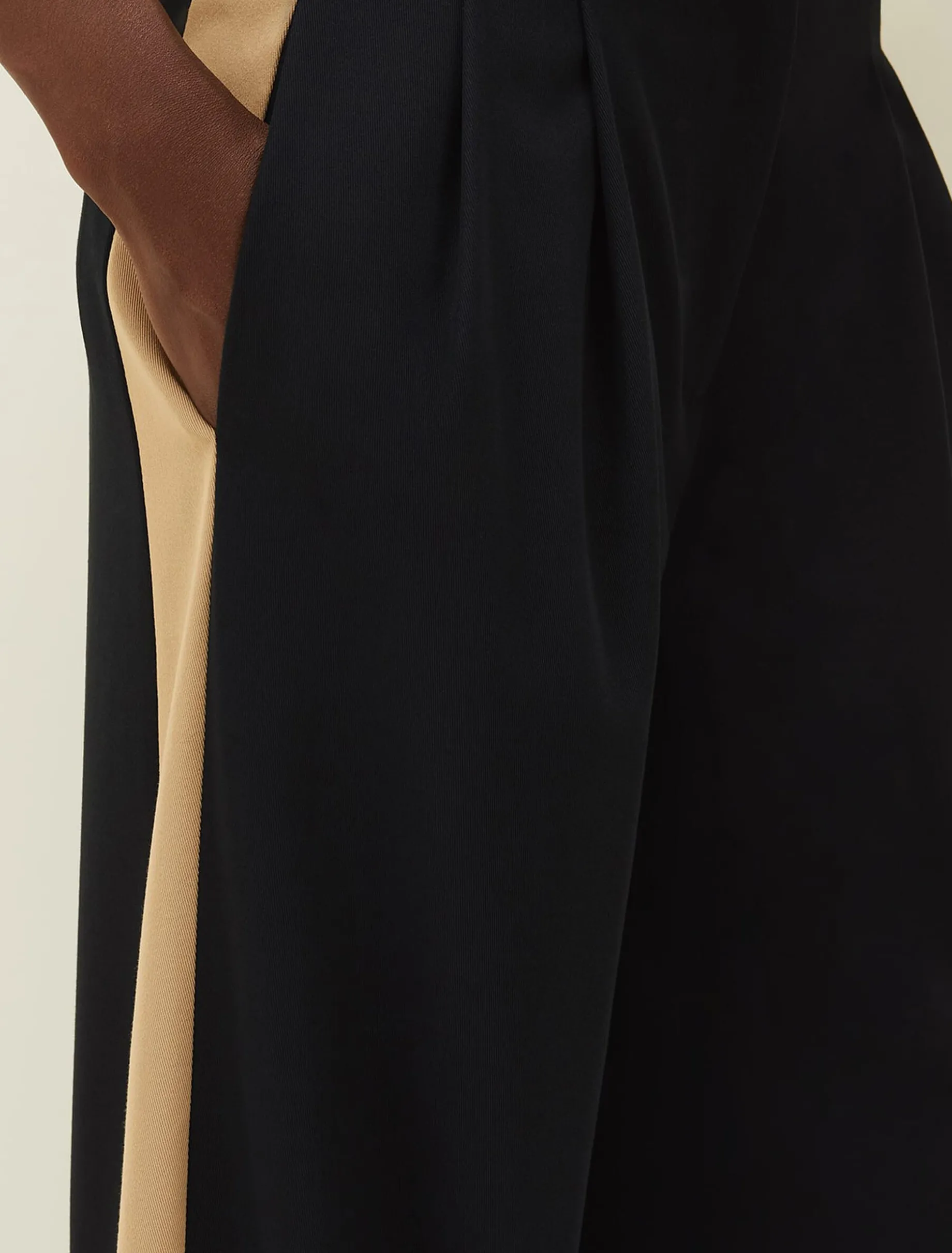 Mae Side Stripe Wide Leg Trouser
