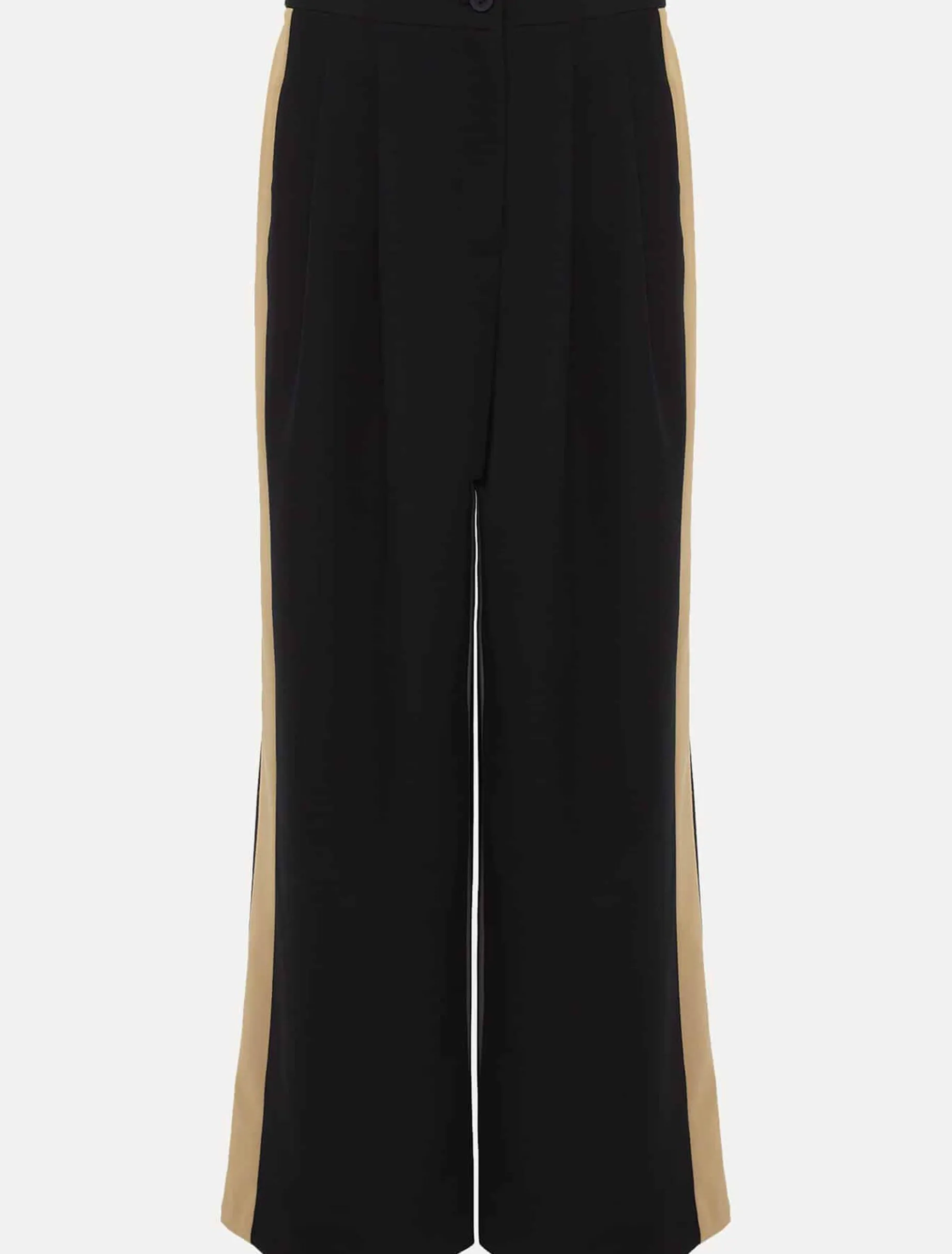 Mae Side Stripe Wide Leg Trouser