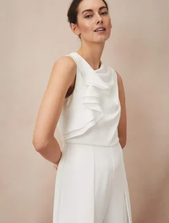 Maeve Frill Detail Jumpsuit