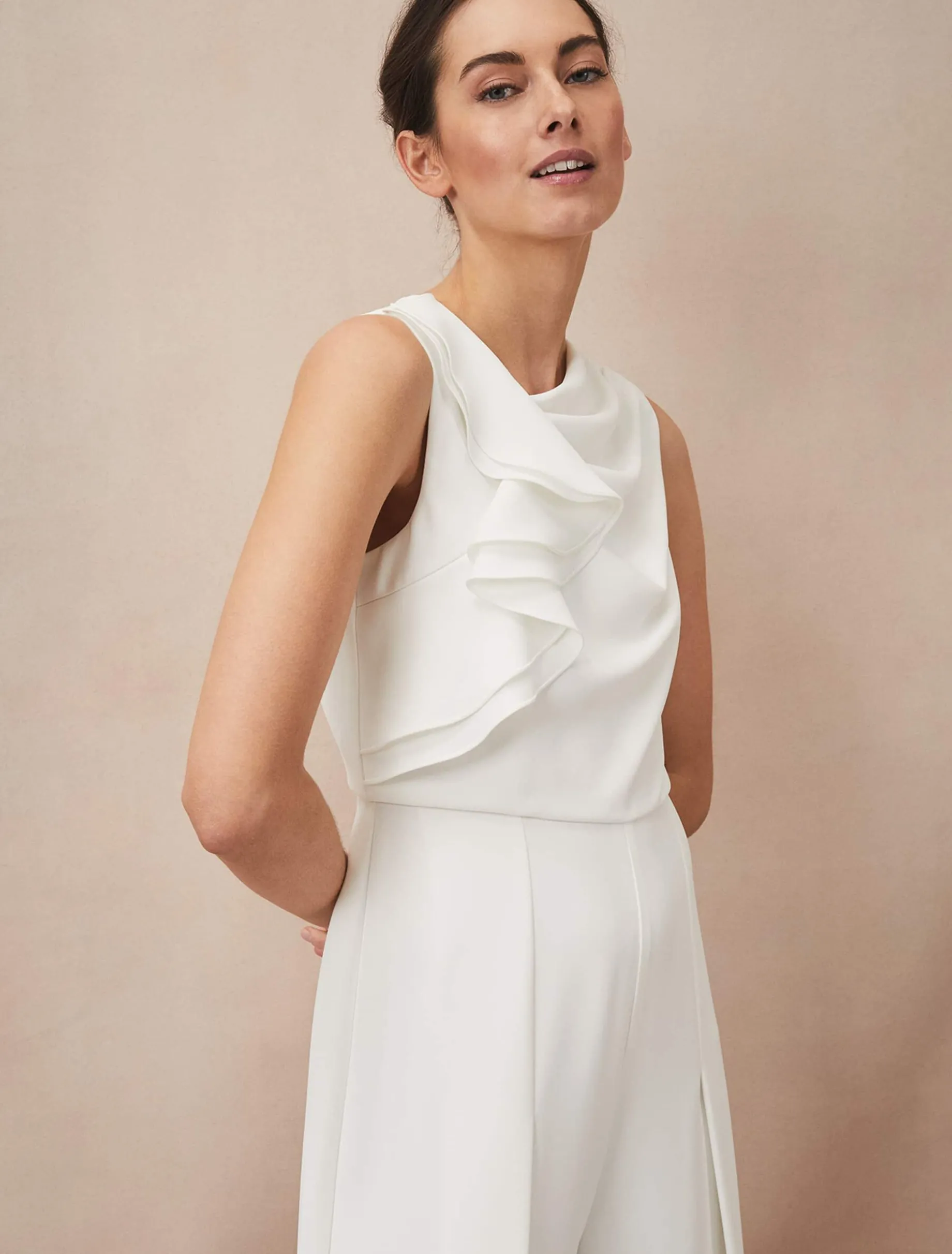 Maeve Frill Detail Jumpsuit