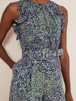 Maggie Ditsy Ruffle Jumpsuit