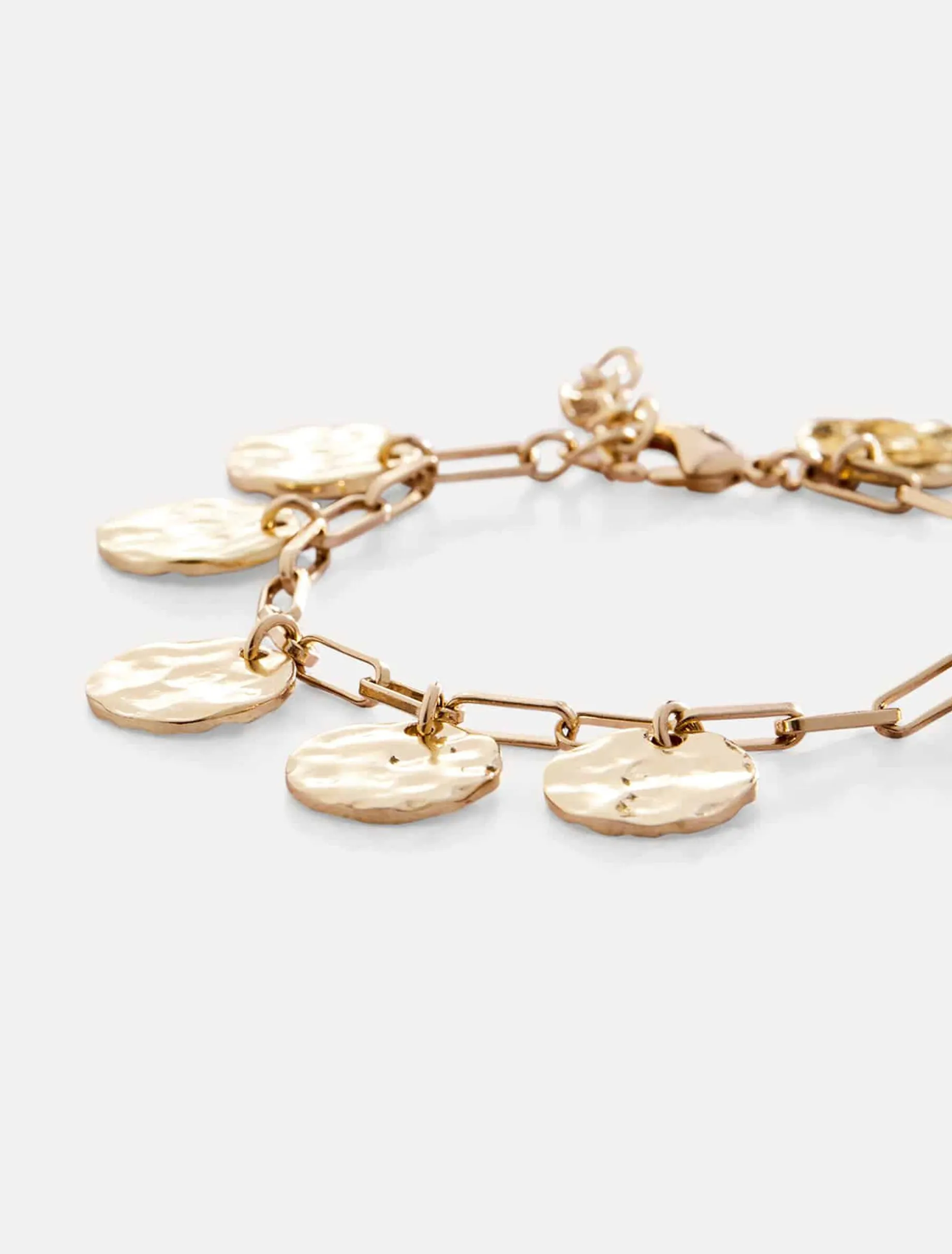 Magsie Plated Disc Bracelet