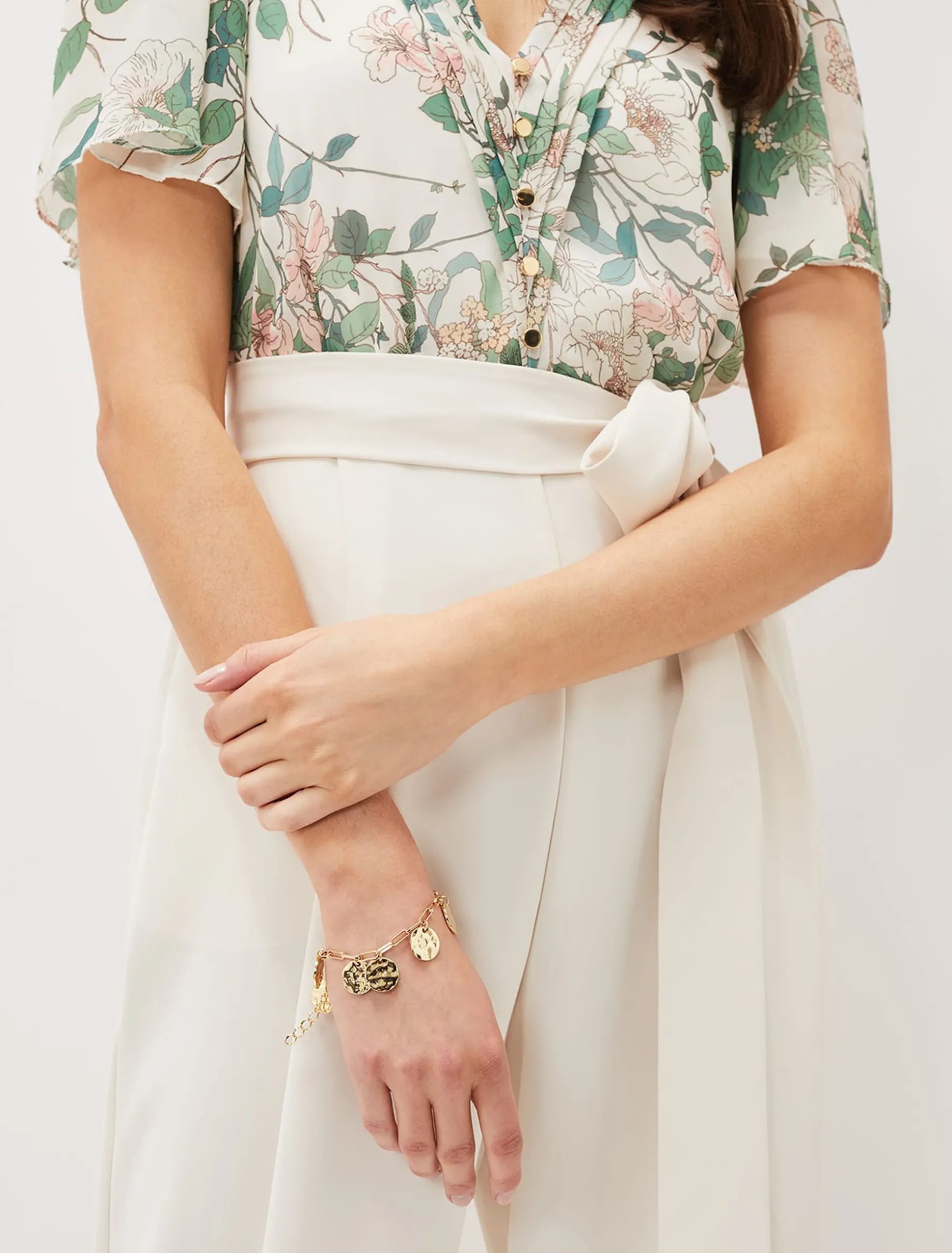 Magsie Plated Disc Bracelet