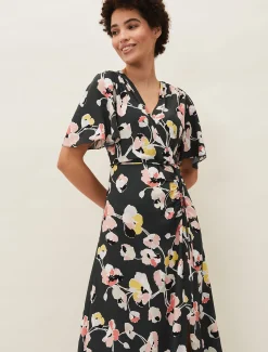 Malala Floral Midi Dress