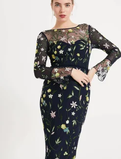 Mallory Embroidered Maxi Dress