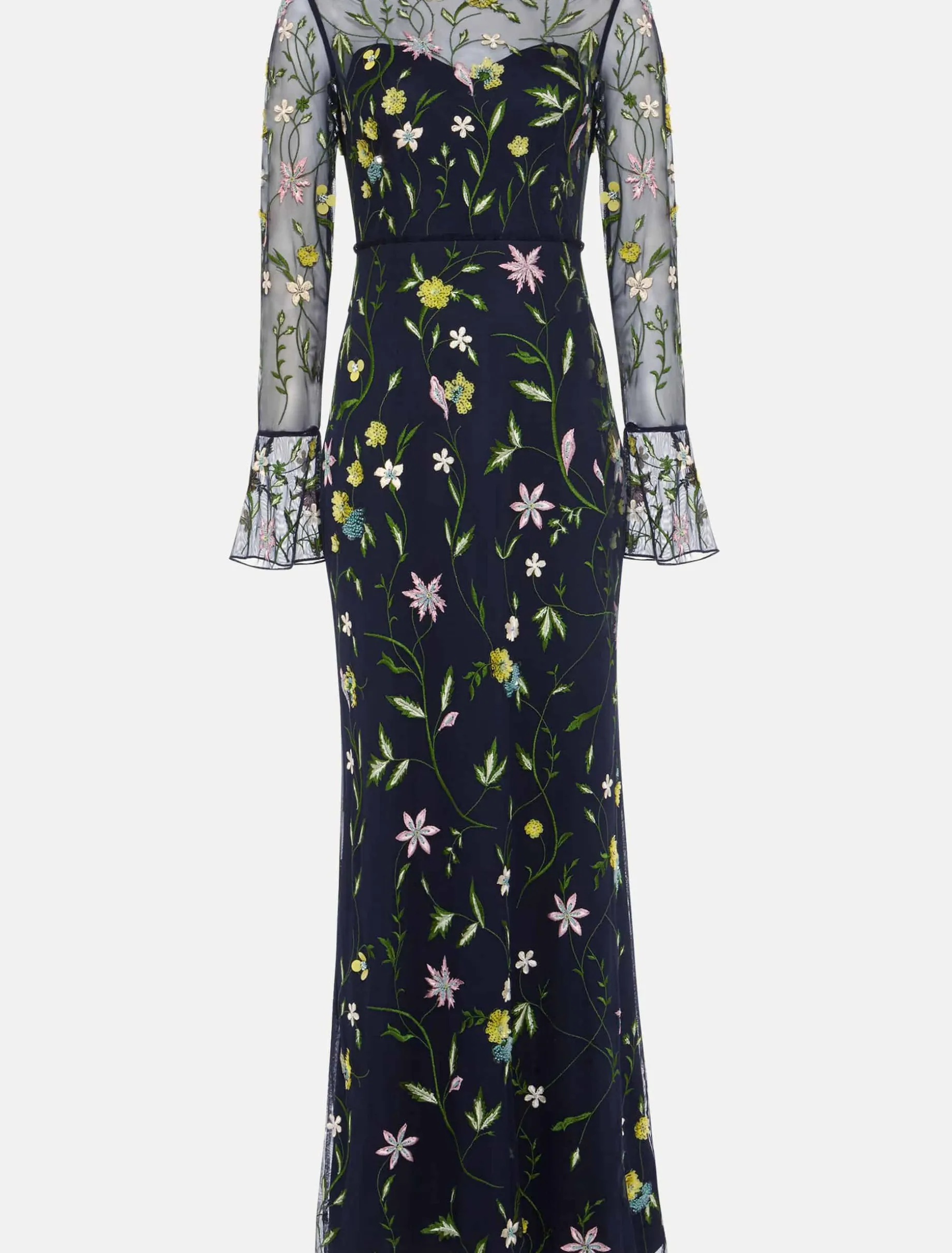 Mallory Embroidered Maxi Dress