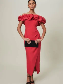 Mallory Off The Shoulder Midaxi Dress