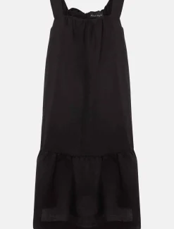 Mandy Strappy Linen Bow Back Swing Dress