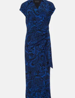 Mara Abstract Print Wrap Dress