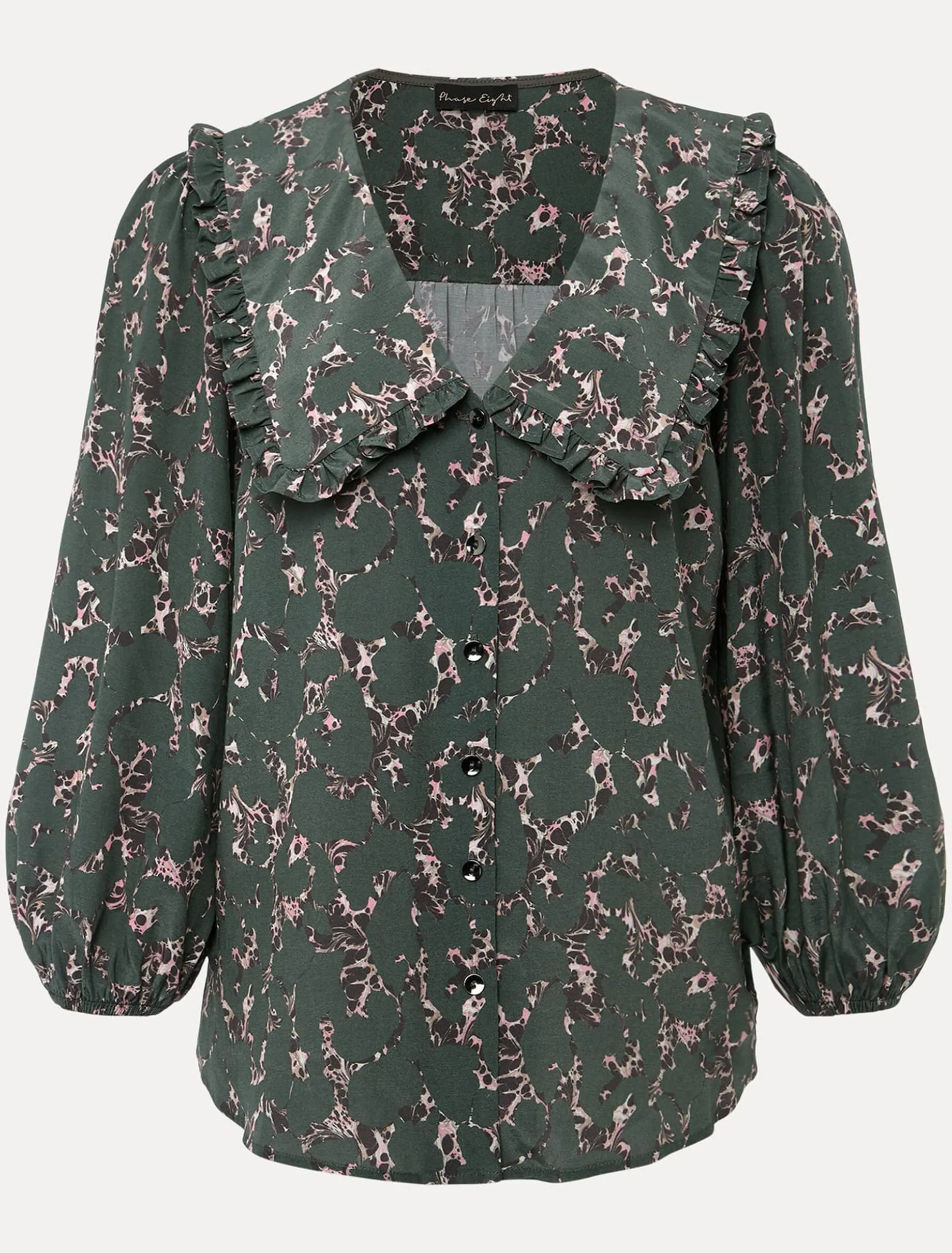 Marble Collar Blouse