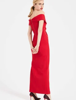 Marcelina Twist Maxi Dress