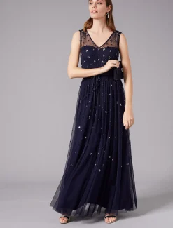 Marcia Sequin Tulle Dress