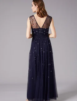 Marcia Sequin Tulle Dress
