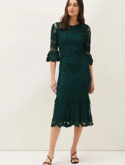 Margaret Tapework Lace Dress