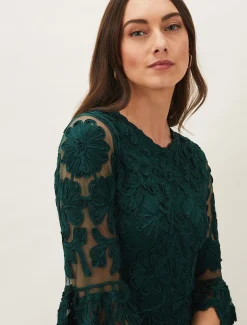 Margaret Tapework Lace Dress