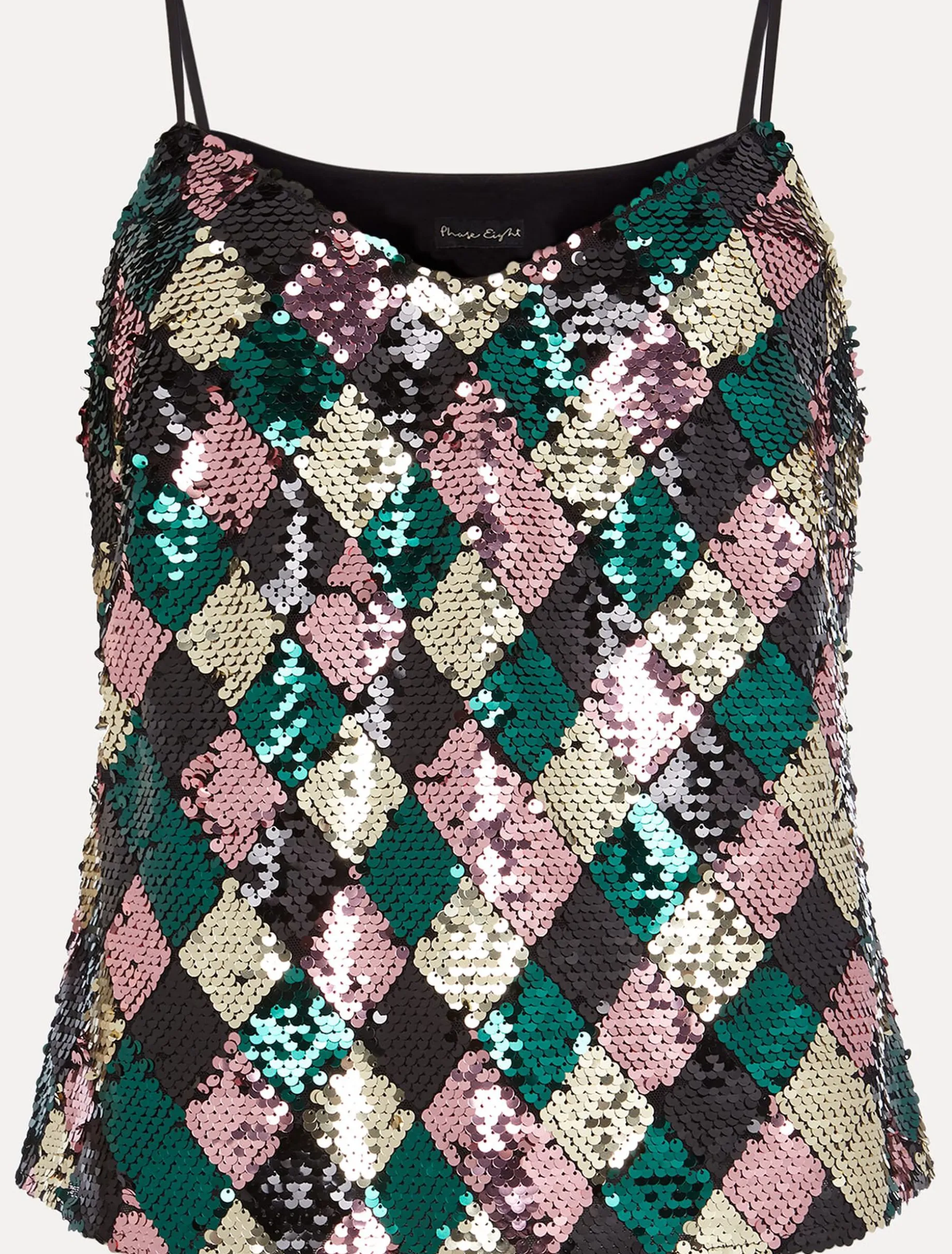 Mari Diamond Sequin Camisole Co-Ord
