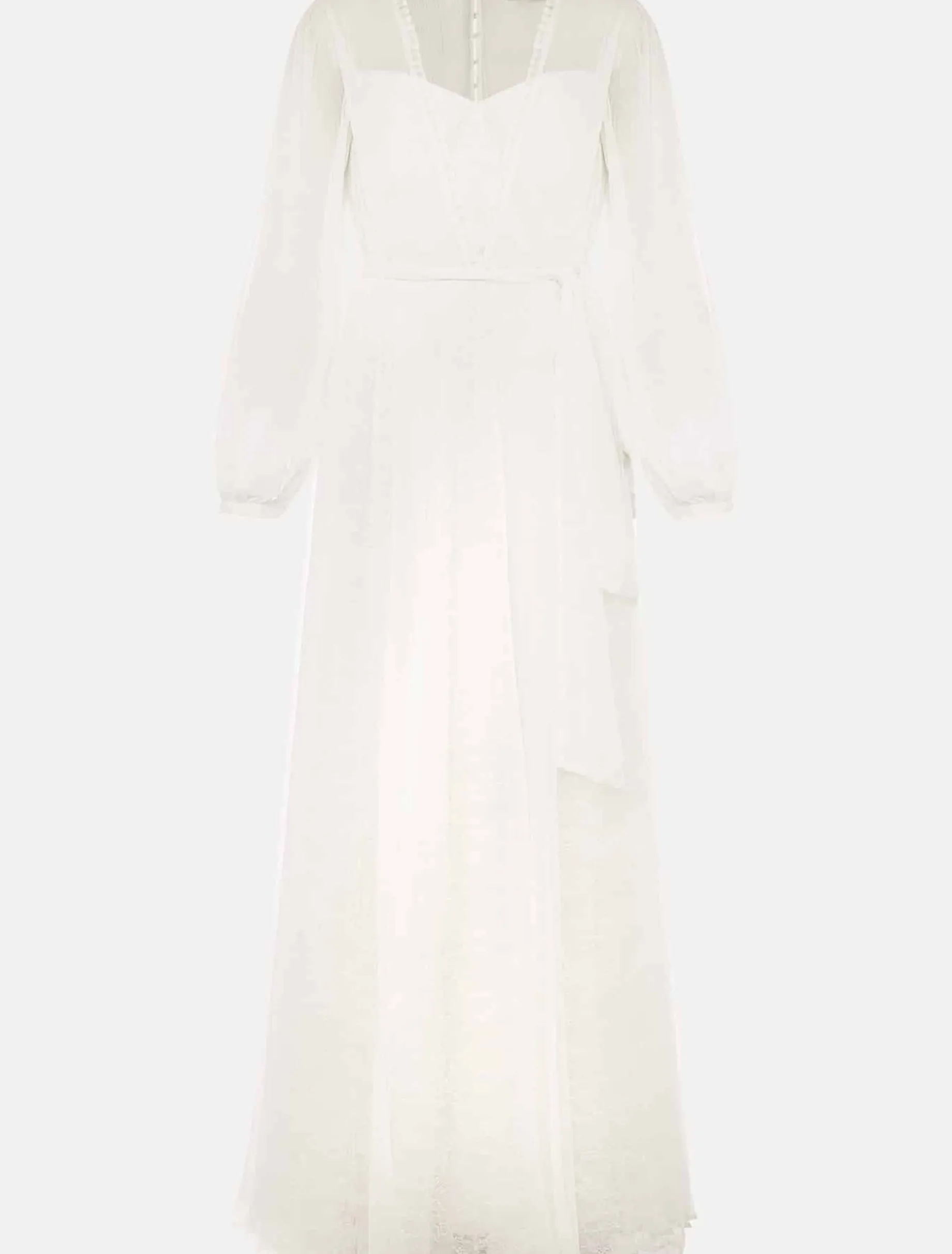 Mariana Pleated Lace Wedding Dress
