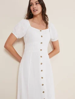 Maribella Linen Midi Dress