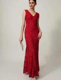 Marigold Tapework Maxi Dress