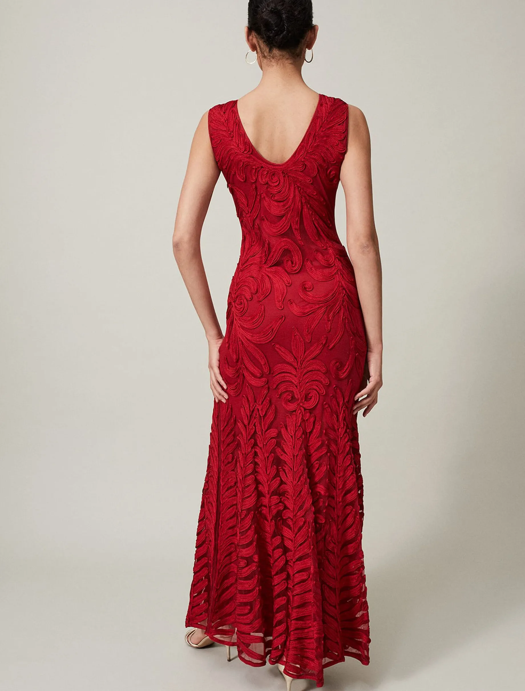 Marigold Tapework Maxi Dress