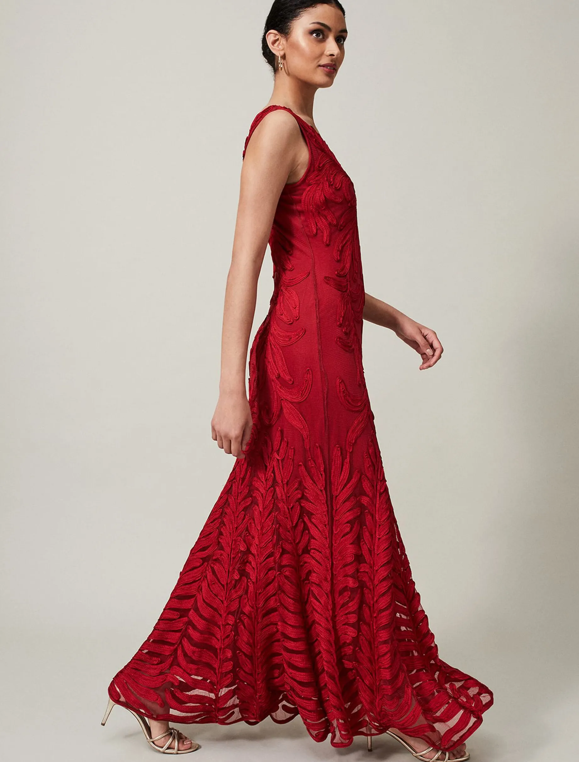 Marigold Tapework Maxi Dress
