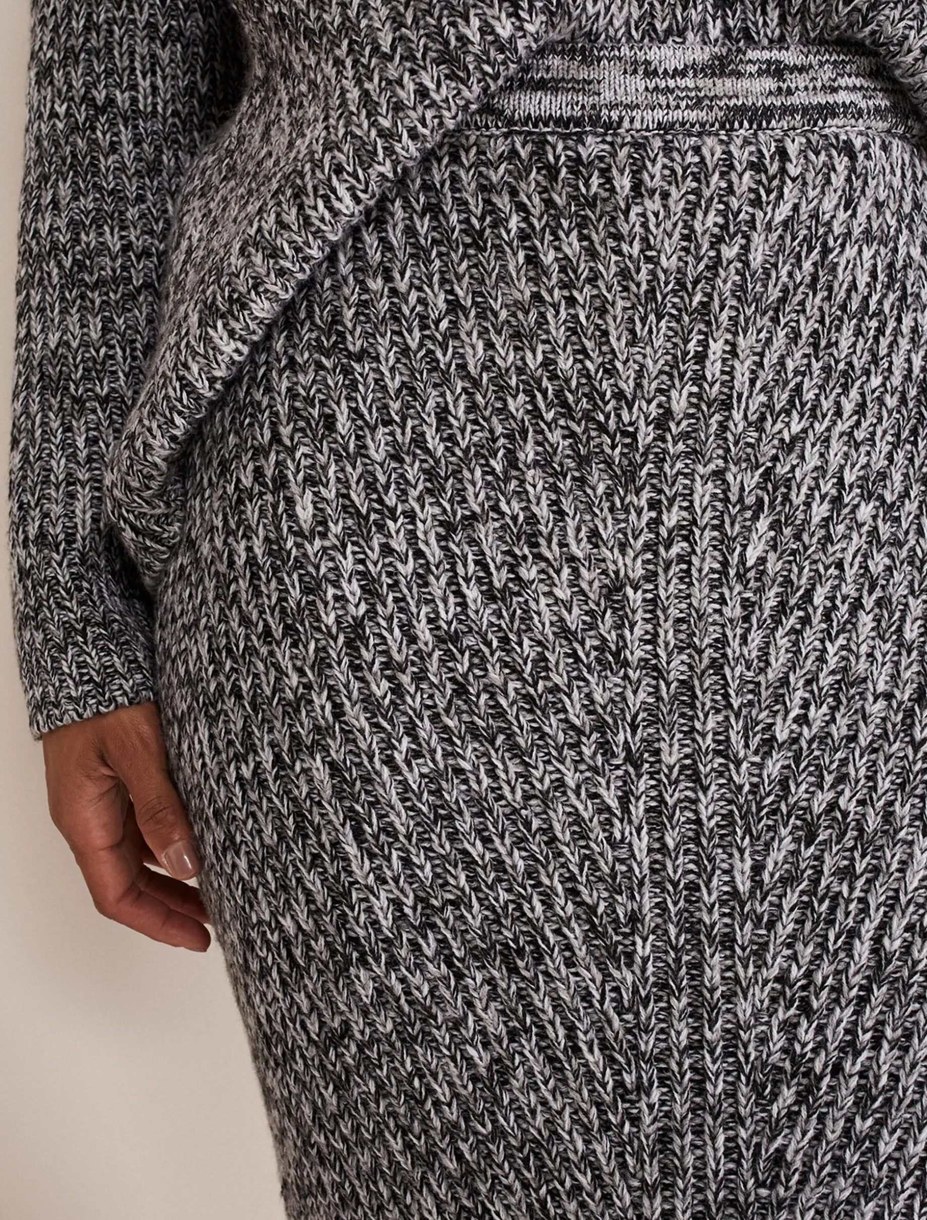 Marina Flecked Coord Knitted Skirt