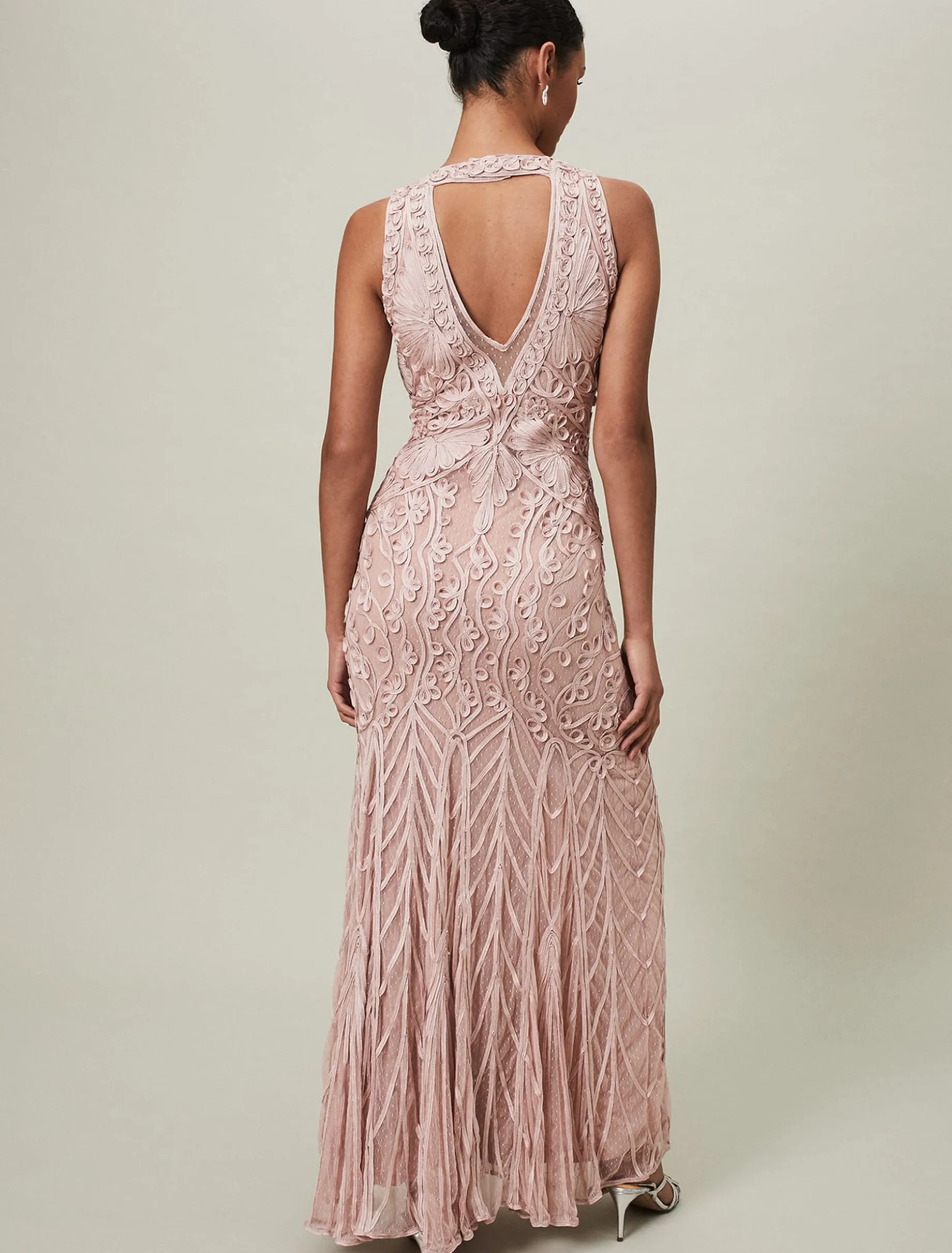 Marion Sequin Tapework Maxi Dress