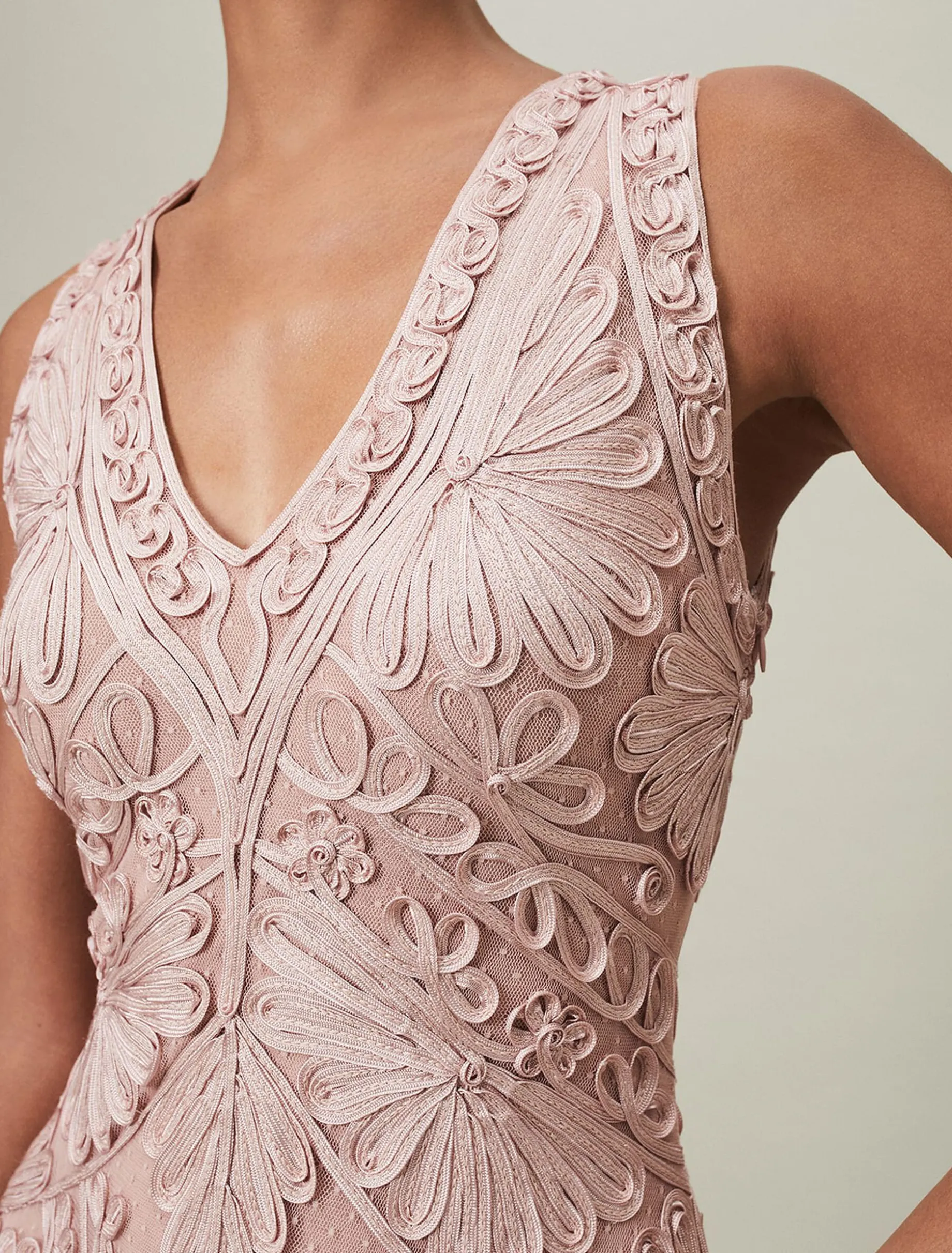 Marion Sequin Tapework Maxi Dress