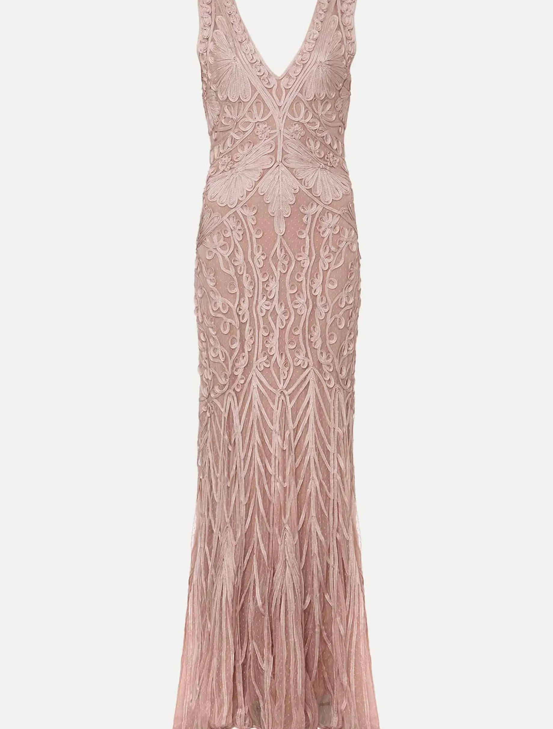 Marion Sequin Tapework Maxi Dress