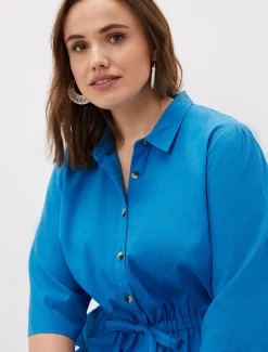 Marlene Tie Shirt Dress