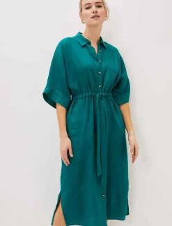 Marlene Tie Shirt Dress