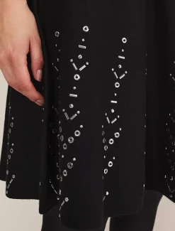 Marley Metal Work Detail Knit Dress