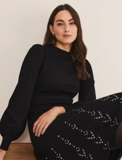 Marley Metal Work Detail Knit Dress