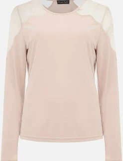 Marlie Lace Long Sleeved Pyjama Top