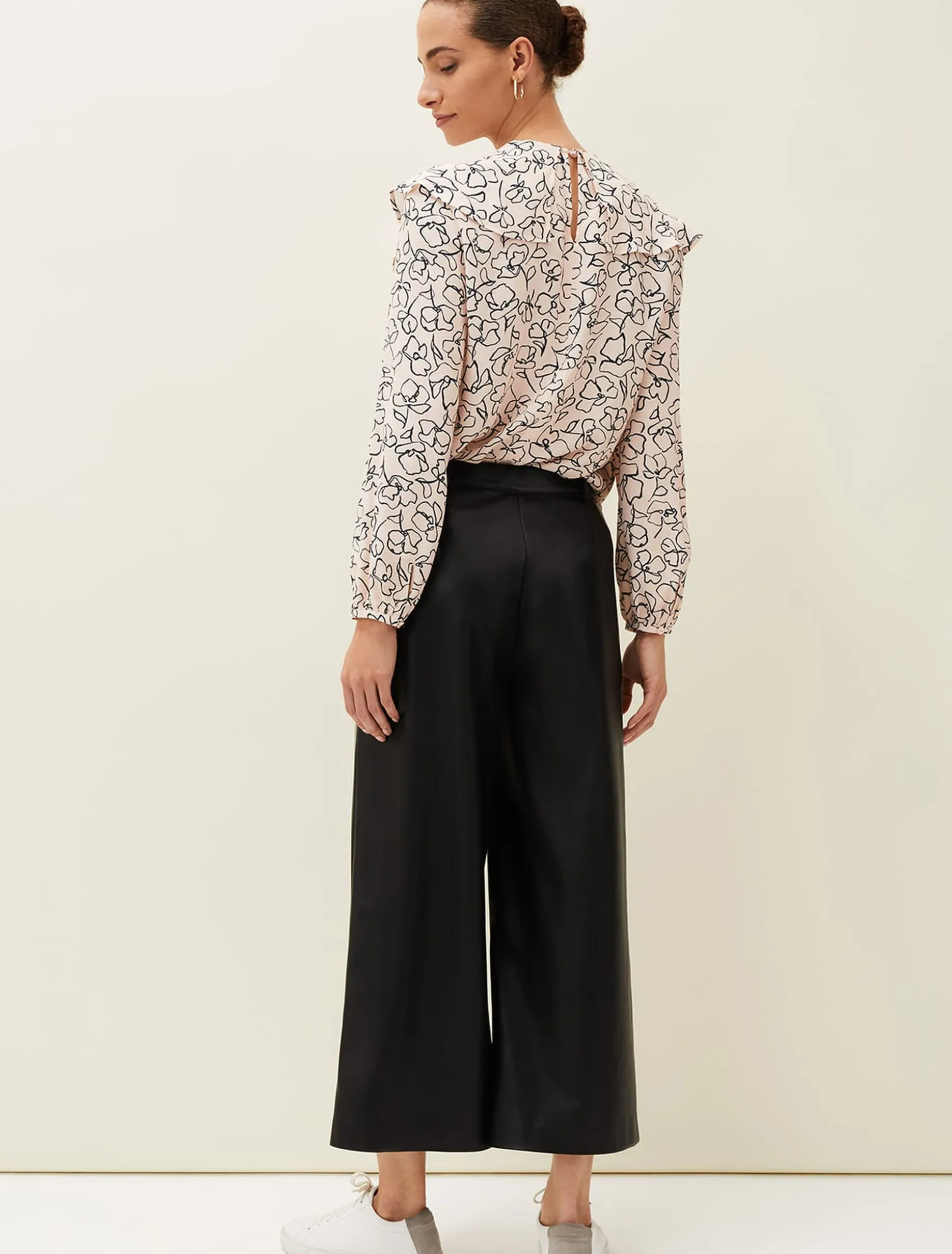 Martha Faux Leather Culottes