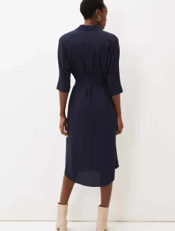 Maxine Belted Shirt Dress