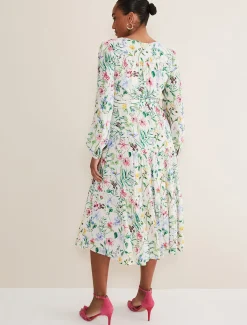 Maya Floral Midaxi Dress