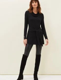 Maya Tie Front Longline Top