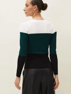 Meilani Colourblock Fine Knit Jumper