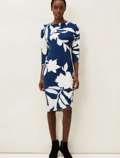Mel Abstract Print Dress