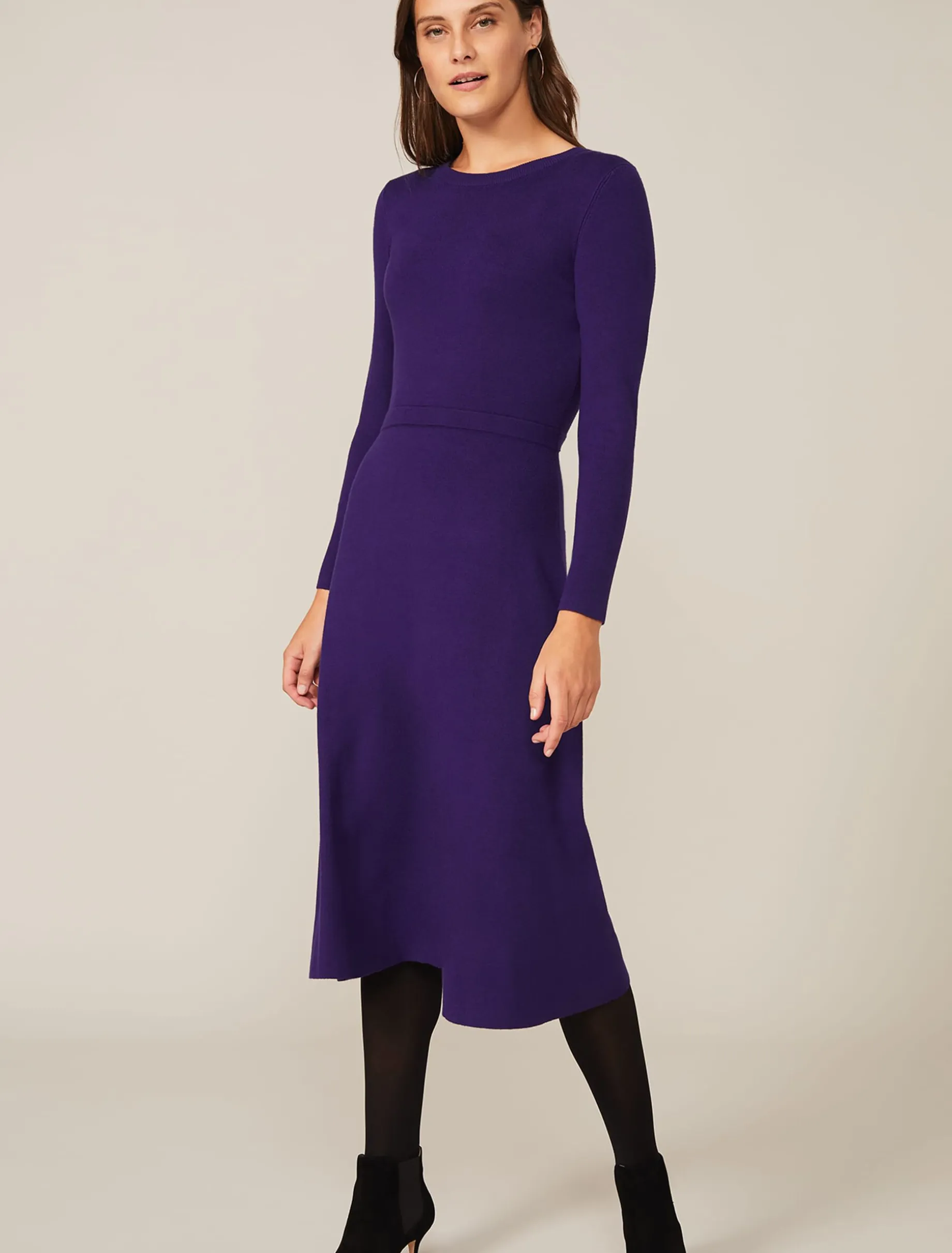 Mel Fit And Flare Midi Dress