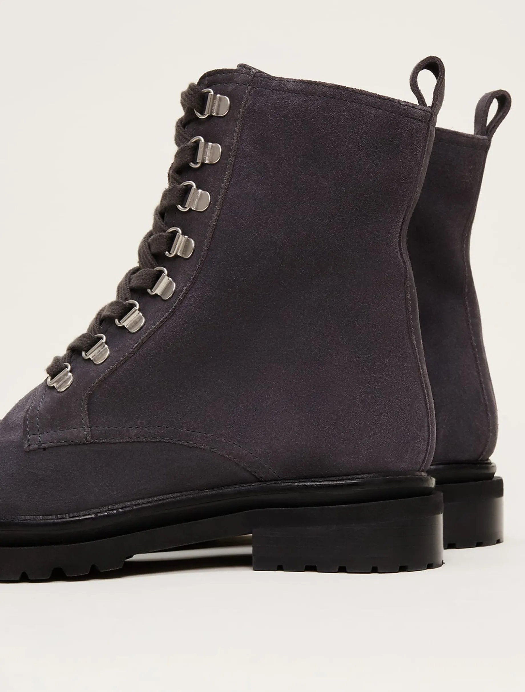 Meladie Suede Lace Up Hiker Boot