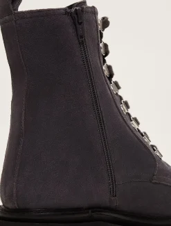 Meladie Suede Lace Up Hiker Boot