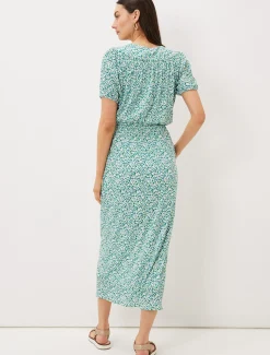 Melani Ditsy Print Midaxi Dress