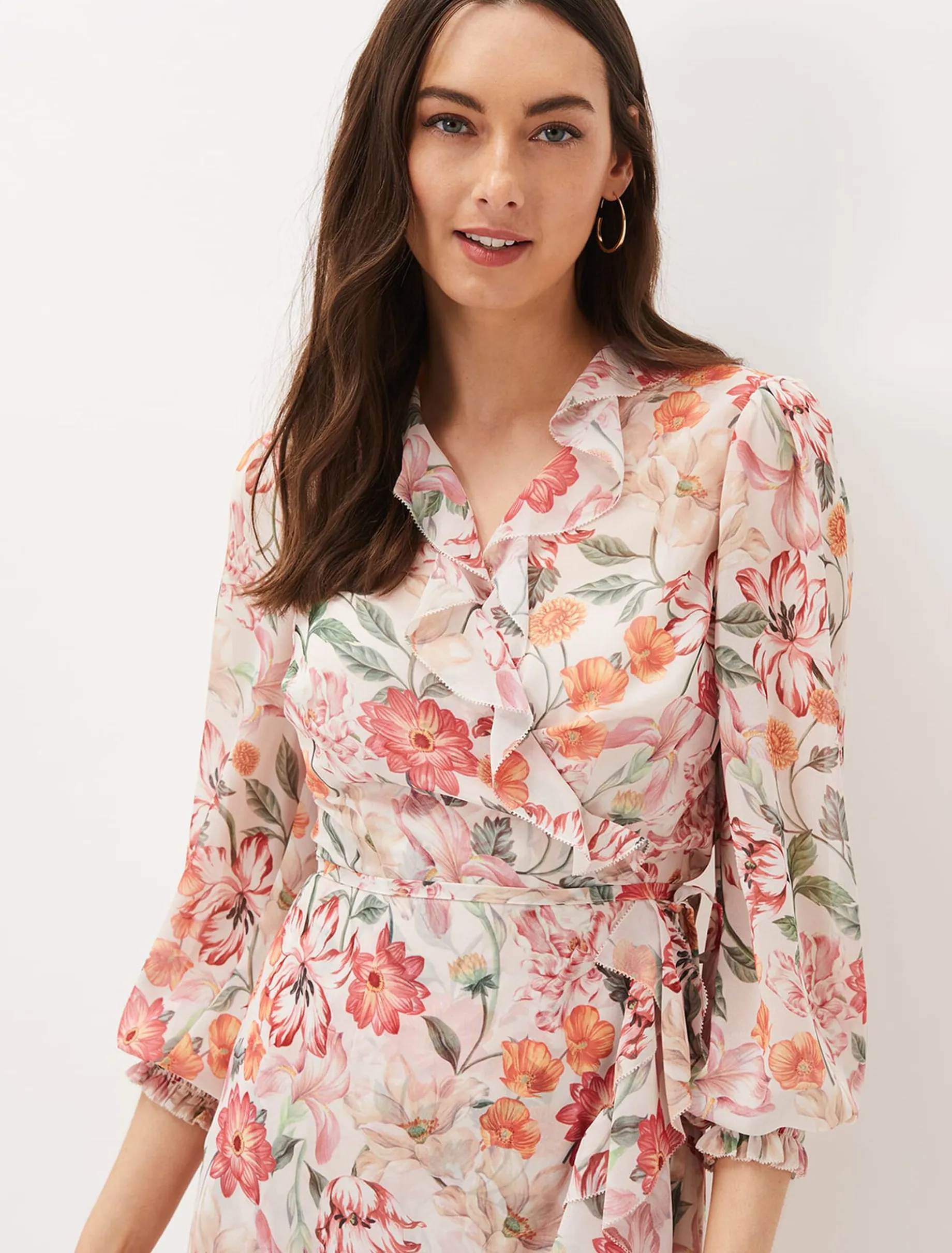 Melinda Floral Wrap Dress